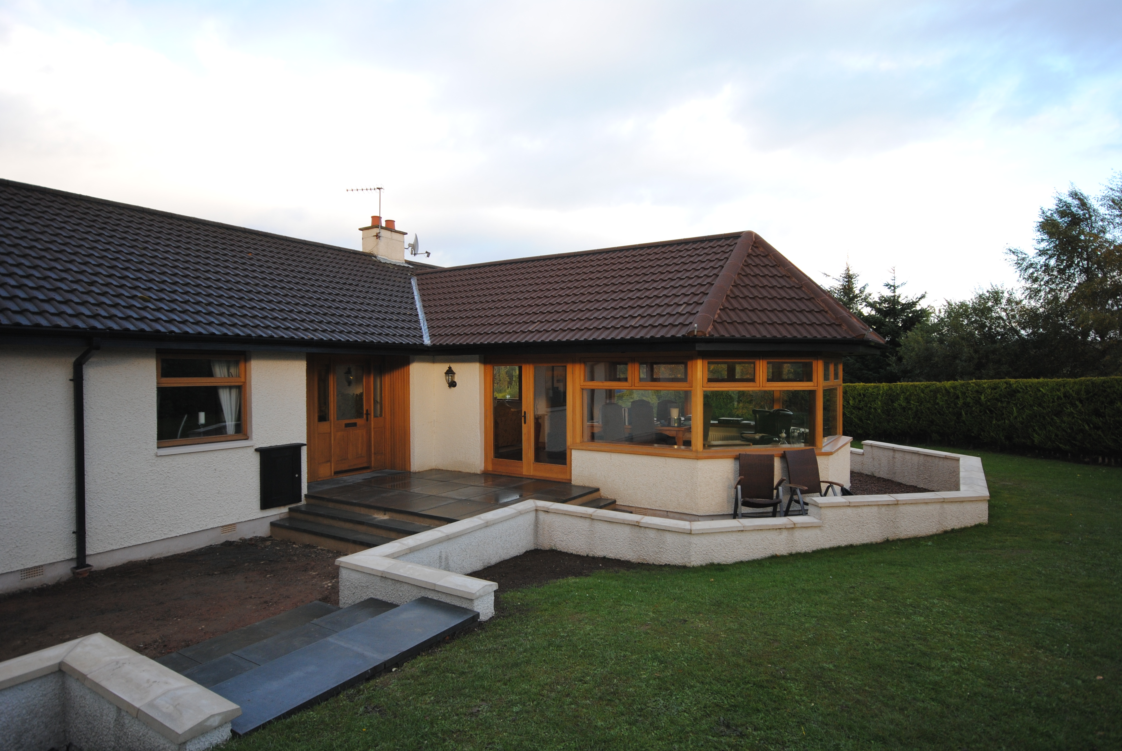 Northshire completed timber-framed exterior